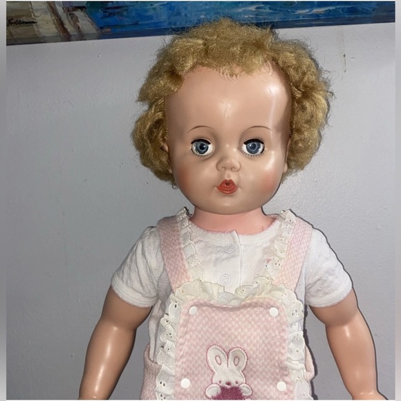 Vintage Ellanee 26-11 Drink N’ Wet Toddler doll, 28”-1960 - Picture 2 of 15